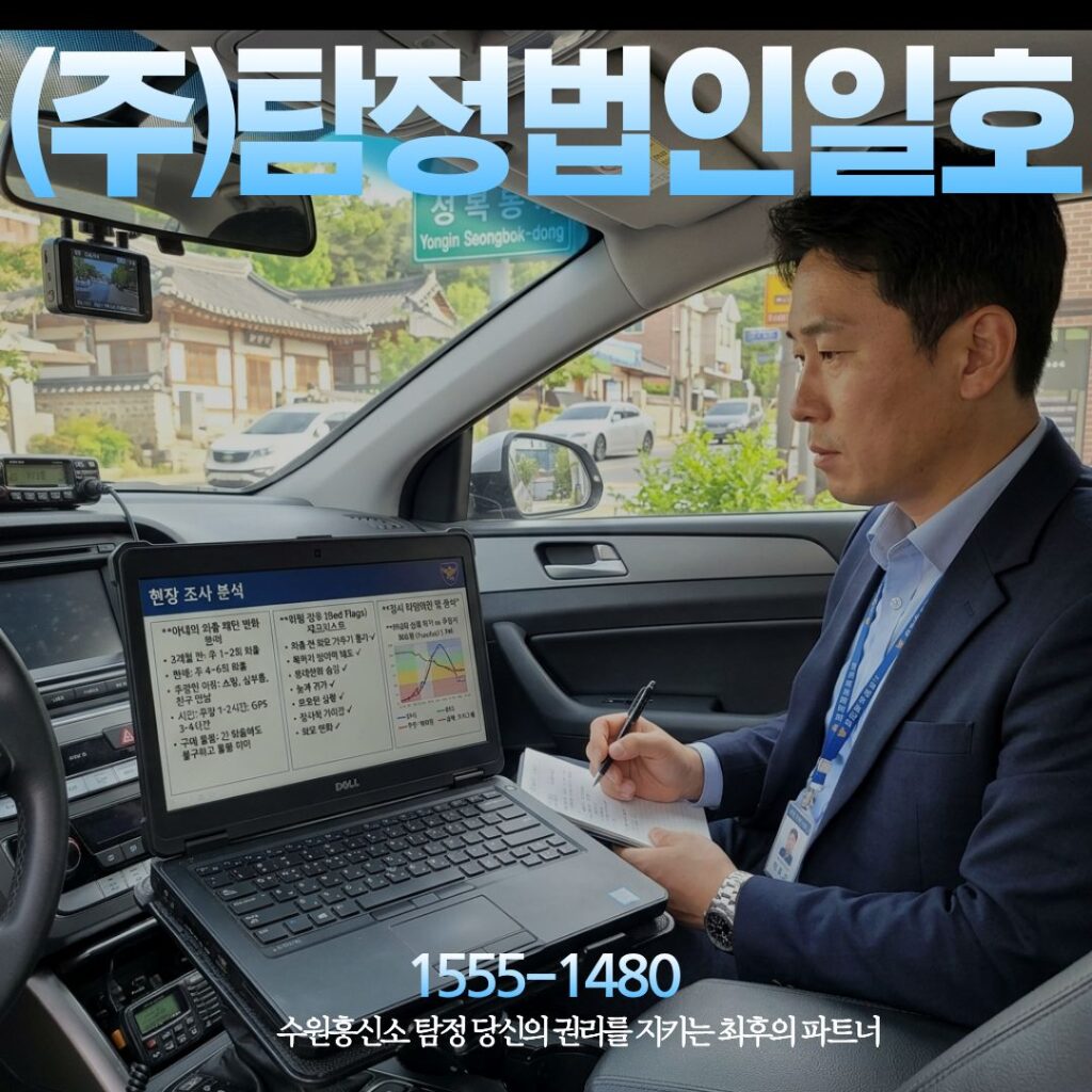 수원흥신소 탐정 당신의 권리를 지키는 최후의 파트너